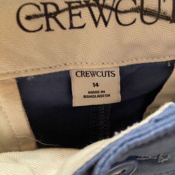 J. Crew Crewcuts Kids' Classic Fit Stretch Chino Pant Ocean Blue Size 14 - Picture 4 of 13